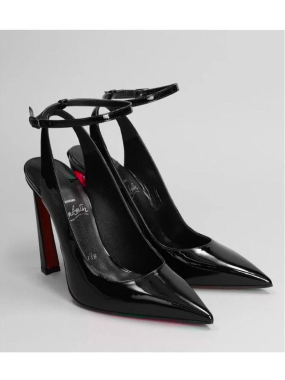 Christian Louboutin NIB Condora 100 Patent Leather Slingback Pumps Size 36